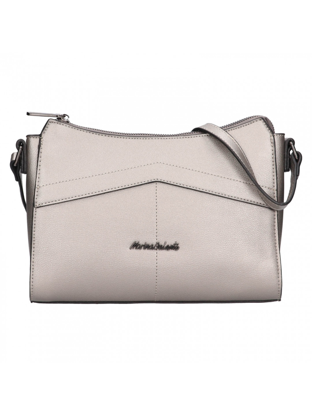 Dámská crossbody kabelka Marina Galanti Teresia – stříbrná